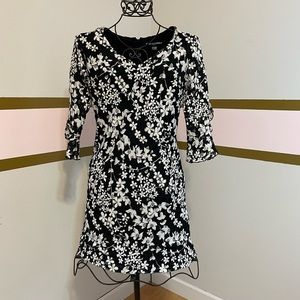 Karl Lagerfield black and white dress